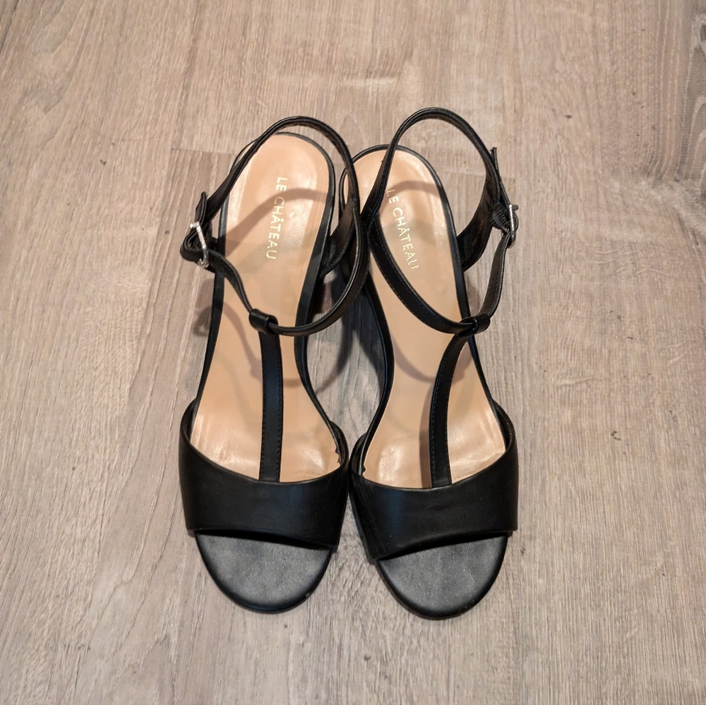 Black high heels
